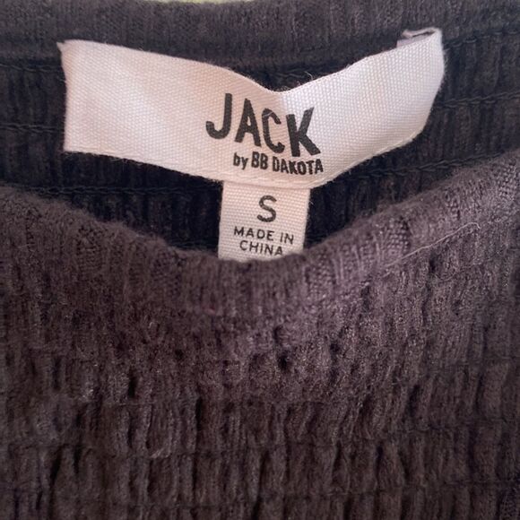 Jack BB DAKOTA black elastic top woven fabric no fabric content possible cotton - Picture 3 of 5